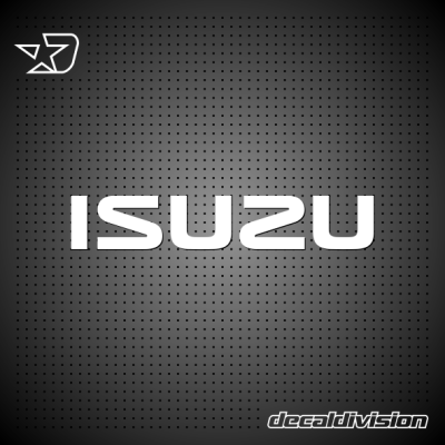Isuzu Lettering Sticker
